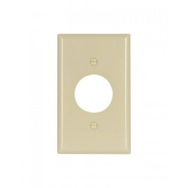 PLACA TERMO PLASTICA PARA RECEPTACULO SENCILLO MARFIL | ARROW HART