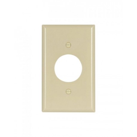 PLACA TERMO PLASTICA PARA RECEPTACULO SENCILLO MARFIL | ARROW HART