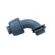 CONECTOR LIQUID-TIGHT CURVO A 90° NO-METALICO 3/8″”””, MCA. CHD.