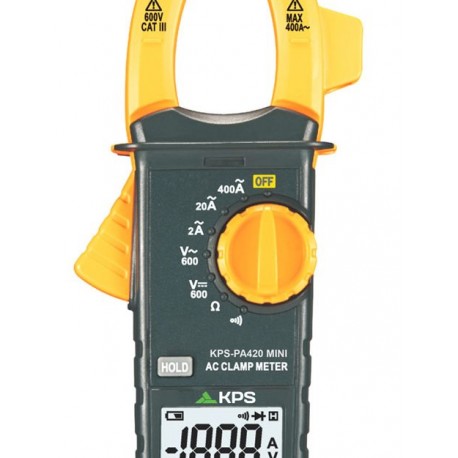 MINI PINZA AMPERIMETRICA BÁSICA 400A CORRIENTE AC, VOLT AC/DC