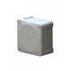 CAJA ESTANCAS IP 55 100X100X55 CON LADOS CERRADOS  Y PLACA CON TORNILLOS | ROYER