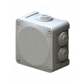 CAJA ESTANCAS IP 55 100X100X45 CON CONOS Y TAPA A PRESION | ROYER