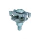 Cast Copper Alloy Cable Tray Ground Clamp, 6 Sol. (.162 Dia.) -1/0 Str. (.372 Dia.), 1.12 In Burndy