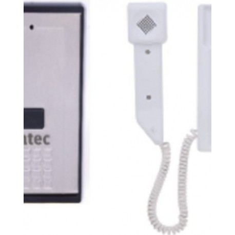 FRENTE DE SOBREPONER DE 1 BOTON CON PLACA DE ACERO INOXIDABLE MOD FES-1 INTEC