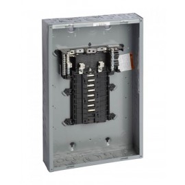 Caja con interior para centro de carga de 16 polos. 100 A. Monofásico. Con interruptor principal