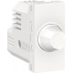 Dimmer giratorio para lamparas, 150W 127Vca. Blanco