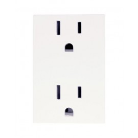 CONTACTO DUPLEX 2 POLOS MAS TIERRA 3 MODULOS STYLO/STATUS