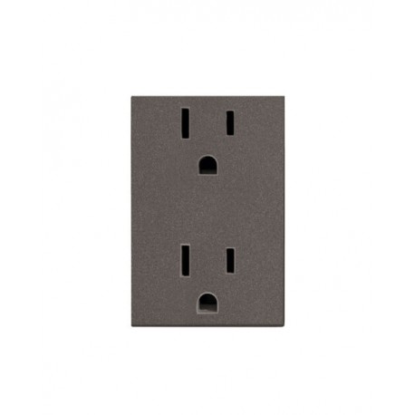 CONTACTO DUPLEX 2 POLOS MAS TIERRA 3 MODULOS ZENIT