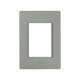 PLACA 3MODULOS S/CHASIS  – GRIS PLOMO S26 | Simon 26 | CODIGO 2600613-035