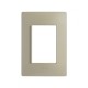 PLACA 3MODULOS S/CHASIS  – ORO BLANCO S26 | Simon 26 | CODIGO 2600613-034