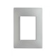 PLACA 3MODULOS S/CHASIS  – PLATA S26 | Simon 26 | CODIGO 2600613-033