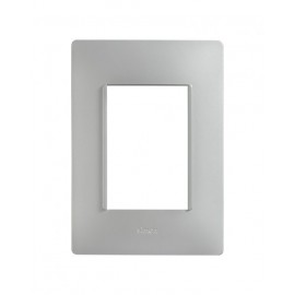 PLACA 3MODULOS S/CHASIS  – PLATA S26 | Simon 26 | CODIGO 2600613-033
