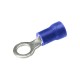 Zapata Terminal Anillo Ais. De Vinilo Azul Tor. 3/16 Cal. 16-14 Awg Burndy