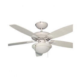 VENTILADOR DECORATIVO 52″ C/LUZ 2X60W E26 5 ASPAS REVERSIBLE SATINADO 3 VEL. 110/127V | MASTERFAN