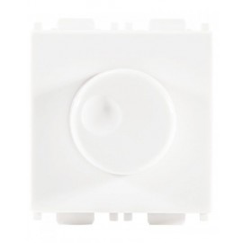 DIMMER ROTATIVO 600 W 2 MODULOS BLANCO | ALPHA | ESTEVEZ