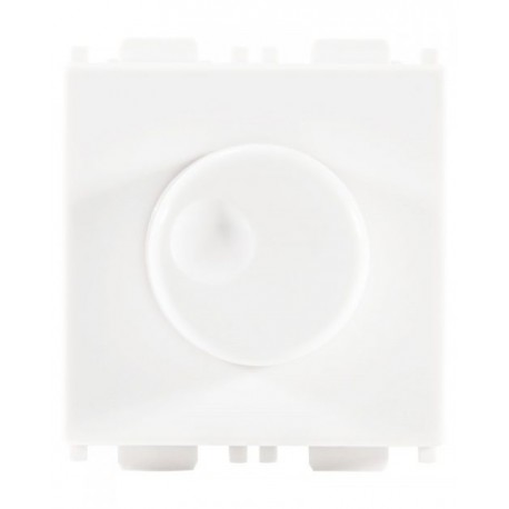 DIMMER ROTATIVO 600 W 2 MODULOS BLANCO | ALPHA | ESTEVEZ