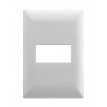 PLACA 1 VENTANA SILVER | ALPHA | ESTEVEZ