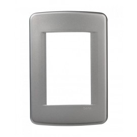 PLACA BETA 3 VENTANAS METALIZ ALUMINIO | BETA | ESTEVEZ