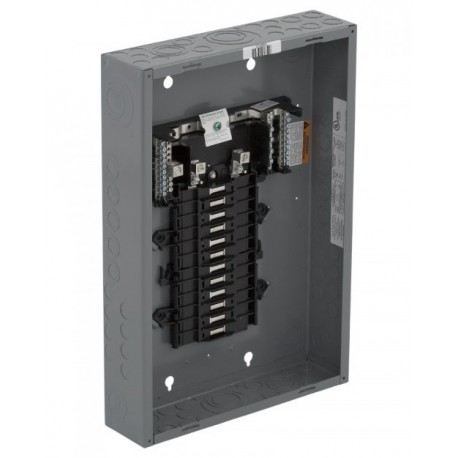 Caja con interior para centro de carga de 24 polos. 125 A. Monofásico