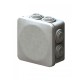 CAJA ESTANCAS IP 55 80X80X45 CON CONOS Y TAPA A PRESION | ROYER