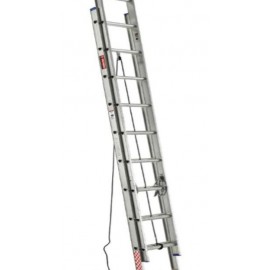 ESCALERA EXT ALUMINIO   TIPO II, 24 PELDAÑOS  CAPACIDAD 18.4 KG  ALTURA MAX DE TRAB 6.40M