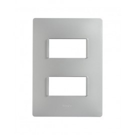 PLACA 2 MODULOS C/CHASIS – BLANCO/BLANCO S26 | Simon 26 | CODIGO 2600612-030