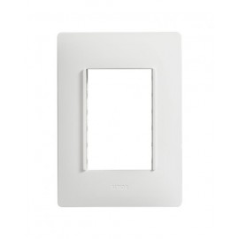 PLACA 3 MODULOS C/CHASIS – BLANCO/BLANCO S26 | Simon 26 | CODIGO 2600613-030