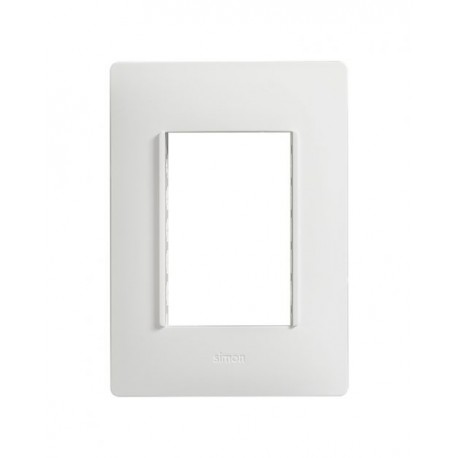PLACA 3 MODULOS C/CHASIS – BLANCO/BLANCO S26 | Simon 26 | CODIGO 2600613-030