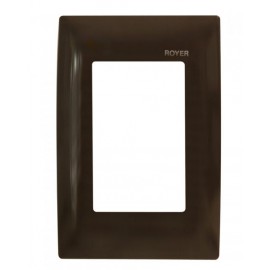 PLACA 3 MÓDULOS CHOCOLATE | ROYER 100