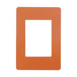 PLACA 3 MODULOS MANDARINA CHASIS BLANCO UNNO