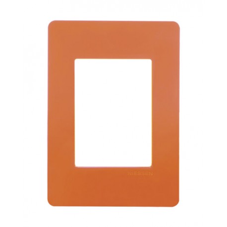 PLACA 3 MODULOS MANDARINA CHASIS BLANCO UNNO