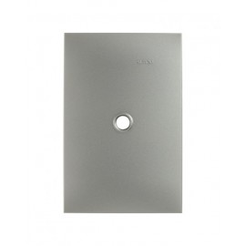 PLACA ALUMINO MATE SALIDA CABLE  SIMON | Simon 25 | CODIGO 25601-63