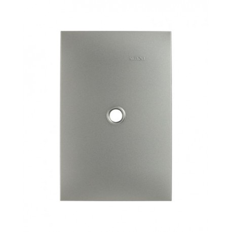 PLACA ALUMINO MATE SALIDA CABLE  SIMON | Simon 25 | CODIGO 25601-63