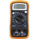 MULTIMETRO DIGITAL , CAT II 500V, , 500V DC/AC, CORRIENTE DC 5 A, MEDIDOR DE TEMPERATURA, 10  TEMPER