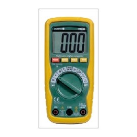 MULTIMETRO DIGITAL CAT III 600 V, VOLTAJE 600V DC/AC, CORRIENTE 10 A DC/AC, NO DETECTA FRECUENCIA,