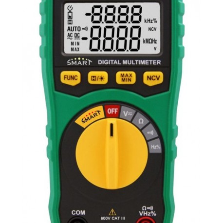 MULTIMETRO SMART 600V VOLT AC/DC, TRMS, NCV