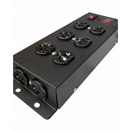 SPU01B | SUPRESOR DE PICOS 8 OUTLETS INDUSTRIAL COLOR NEGRO | ARROW HART