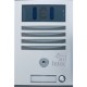TELECAMARA, EMPOTRABLE, 1 BOTON CON PLACA ALUMINIO ANODIZADO COLOR NATURAL, CHAPA ANTIRROBO INTEC