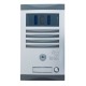 TELECAMARA, EMPOTRABLE, 1 BOTON CON PLACA ALUMINIO ANODIZADO COLOR NATURAL, CHAPA ANTIRROBO INTEC