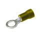 Zapata Terminal Anillo Ais. De Vinilo Amar. Tor. 1/4 Cal. 12-10 Awg Burndy