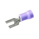 Zapata Terminal Espada Ais. De Vinilo Azul Tor. 1/8 Cal. 16-14 Awg Burndy