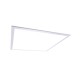 A Luminario tipo Panel de 36W con flujo luminoso de 4000lm, CCT 6500K, 120-277V~, Dimensiones 60×60 cm