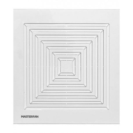 EXTRACTOR AIRE CENTRIFUGO 8″, PARA PLAFÓN, BLANCO, EMPOTRADO, AIRE 200 m3/h, 20W, 16m3 | MASTERFAN