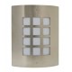 HYDRA PANTALLA ACERO INOX CUADROS  1XE26 IP44
