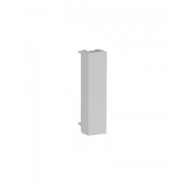 Medio módulo ciego. Aluminio