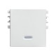 TECLA CON VISOR 2 MOD BLANCO S26 | Simon 26 | CODIGO 2600112-030