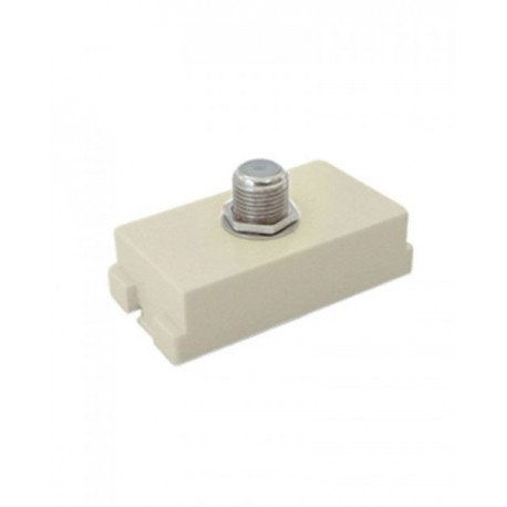 TOMA COAXIAL 75 OHMNS MARFIL | ROYER 100