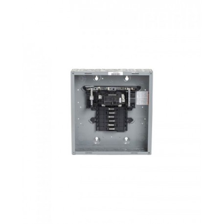 Caja con interior para centro de carga de 12 polos. 100 A. Monofásico. Con interruptor principal