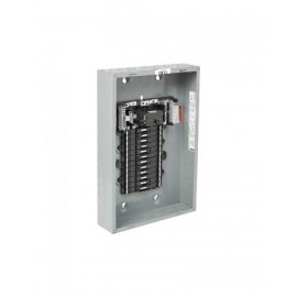 Caja con interior para centro de carga de 24 polos. 100 A. Monofásico. Con interruptor principal