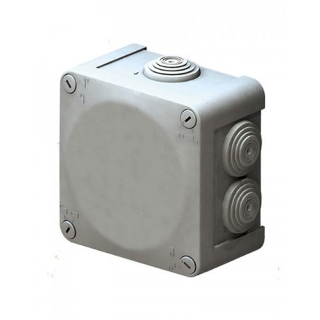 CAJA ESTANCAS IP 55 100X100X45 CON CONOS Y TAPA A PRESION | ROYER